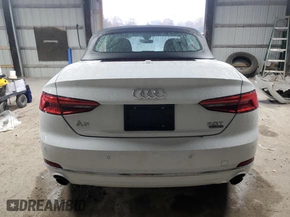 ✅ 2018 Audi A5 Cabriolet Prestige • VIN: WAU2NGF53JN003563 • Lot: 89824115. Listed on Copart with 67,263 mi. Free auction sales archive from the USA and detailed vehicle history report at DreamBid. Image 6.