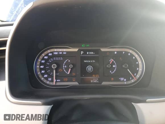 2023 Hyundai Tucson SEL z VIN 5NMJBCAEXPH161685, wystawiony jako Copart lot #87441155 z przebiegiem 51 147 mil mil oraz Szkoda całkowita • Salvage title. Historia ofert i sprzedaży dostępna na DreamBid. Obrazek 9.