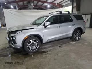 ✅ 2024 Hyundai Palisade Limited • VIN: KM8R5DGE1RU667906 • Лот: 71774144. Опубликован ранее на Copart с пробегом 10 206 миль. Бесплатный доступ к архиву аукционных продаж из США и подробный отчёт об истории автомобиля на DreamBid. Изображение 1.