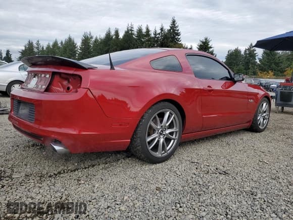 ✅ 2013 Ford Mustang GT Premium • VIN: 1ZVBP8CFXD5248197 • Lot: 71561245. Listed on Copart with 72,408 mi. Free auction sales archive from the USA and detailed vehicle history report at DreamBid. Image 3.