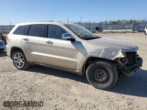 ✅ 2014 Jeep Grand Cherokee Summit • VIN: 1C4RJFJG7EC234385 • Lot: 80838815. Listed on Copart with 206,072 mi. Free auction sales archive from the USA and detailed vehicle history report at DreamBid. Image 4.