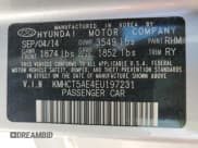 ✅ 2014 Hyundai Accent GS • VIN: KMHCT5AE4EU197231 • Лот: 78631804. Опубликован ранее на Copart с пробегом 22 549 миль. Бесплатный доступ к архиву аукционных продаж из США и подробный отчёт об истории автомобиля на DreamBid. Изображение 12.