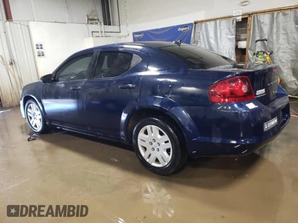 ✅ 2013 Dodge Avenger SE • VIN: 1C3CDZAB1DN638423 • Лот: 86690434. Опубликован ранее на Copart с пробегом 161 867 миль. Бесплатный доступ к архиву аукционных продаж из США и подробный отчёт об истории автомобиля на DreamBid. Изображение 2.