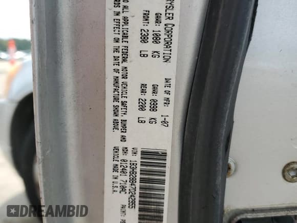 ✅ 2007 Dodge Caliber • VIN: 1B3HB28B47D242955 • Лот: 73019134. Опубликован ранее на Copart с пробегом 138 906 миль. Бесплатный доступ к архиву аукционных продаж из США и подробный отчёт об истории автомобиля на DreamBid. Изображение 14.