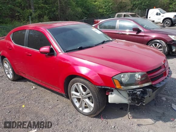 ✅ 2013 Dodge Avenger SXT • VIN: 1C3CDZCGXDN602898 • Lot: 42075171. Listed on IAAI with 135,423 mi. Free auction sales archive from the USA and detailed vehicle history report at DreamBid. Image 1.