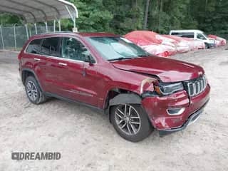 2017 Jeep Grand Cherokee Limited with VIN 1C4RJEBG8HC893038, listed as a IAAI auction lot 43045981 with 157,044 mi miles and . Bid and sale history available at DreamBid. Image 1.