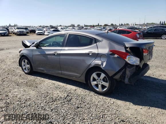 2012 Hyundai Elantra Limited with VIN 5NPDH4AE3CH090814, listed as a Copart auction lot 85835315 with 125,854 mi miles and Salvage title. Bid and sale history available at DreamBid. Image 2.