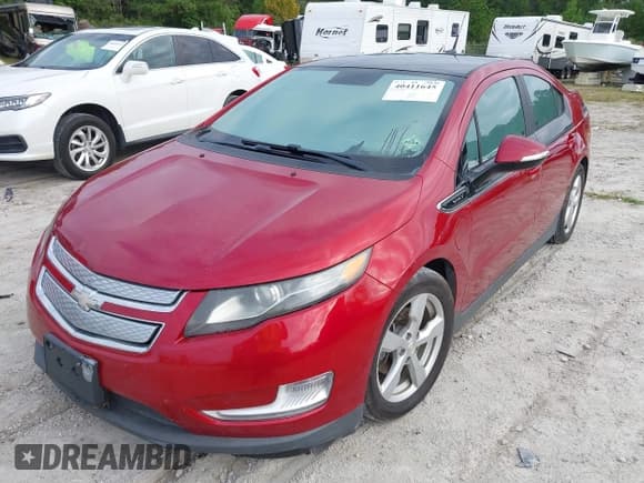 ✅ 2012 Chevrolet Volt • VIN: 1G1RA6E42CU104871 • Lot: 40411645. Listed on IAAI with 149,125 mi. Free auction sales archive from the USA and detailed vehicle history report at DreamBid. Image 2.