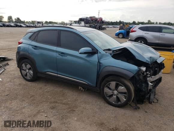 2019 Hyundai Kona Limited z VIN KM8K33AG1KU023260, wystawiony jako Copart lot #70194995 z przebiegiem 119 184 mil mil oraz Szkoda całkowita • Salvage title. Historia ofert i sprzedaży dostępna na DreamBid. Obrazek 4.
