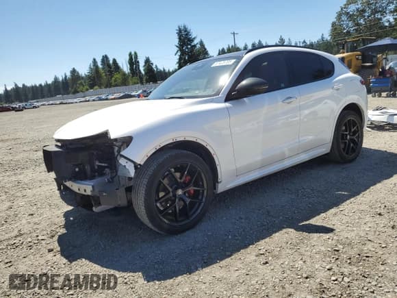 ✅ 2020 Alfa Romeo Stelvio Ti • VIN: ZASPAKBN9L7C77605 • Лот: 67425705. Опубликован ранее на Copart с пробегом 38 780 миль. Бесплатный доступ к архиву аукционных продаж из США и подробный отчёт об истории автомобиля на DreamBid. Изображение 1.