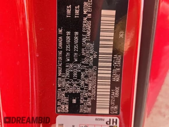 ✅ 2025 Lexus NX 250 Premium • VIN: 2T2GDCAZ0SC018729 • Лот: 70655165. Опубликован ранее на Copart с пробегом 11 523 миль. Бесплатный доступ к архиву аукционных продаж из США и подробный отчёт об истории автомобиля на DreamBid. Изображение 13.