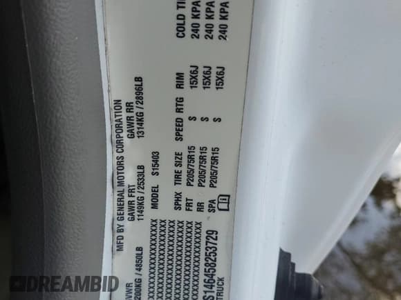 ✅ 2005 Chevrolet Colorado ZQ8 • VIN: 1GCCS146458253729 • Лот: 55138645. Опубликован ранее на Copart с пробегом 139 100 миль. Бесплатный доступ к архиву аукционных продаж из США и подробный отчёт об истории автомобиля на DreamBid. Изображение 13.