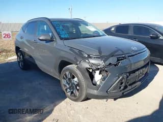 ✅ 2024 Hyundai Kona SEL • VIN: KM8HBCAB1RU146584 • Lot: 43592240. Listed on IAAI with 31,855 mi. Free auction sales archive from the USA and detailed vehicle history report at DreamBid. Image 1.