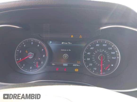 ✅ 2019 Genesis G70 Advanced • VIN: KMTG34LAXKU025146 • Лот: 42045294. Опубликован ранее на IAAI с пробегом 49 074 миль. Бесплатный доступ к архиву аукционных продаж из США и подробный отчёт об истории автомобиля на DreamBid. Изображение 7.