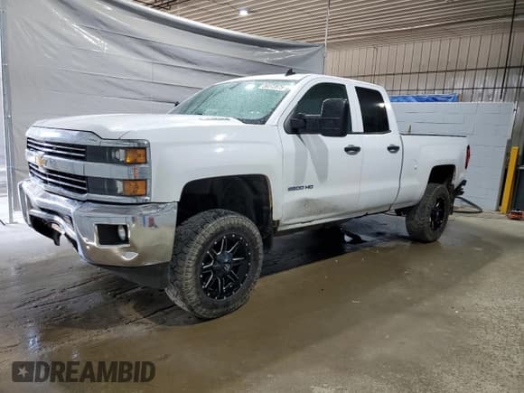 ✅ 2015 Chevrolet Silverado 2500HD LT • VIN: 1GC2KVE88FZ120101 • Lot: 59372875. Listed on Copart with Not provided. Free auction sales archive from the USA and detailed vehicle history report at DreamBid. Image 1.