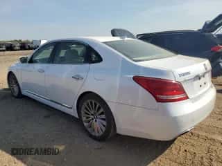 2014 Hyundai Equus Ultimate with VIN KMHGH4JH8EU084860, listed as a Copart auction lot 81154785 with 161,050 mi miles and Clean title. Bid and sale history available at DreamBid. Image 2.