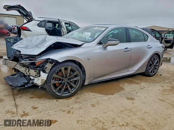 ✅ 2023 Lexus IS 350 F Sport • VIN: JTHGZ1B25P5071229 • Lot: 93714745. Listed on Copart with 45,599 mi. Free auction sales archive from the USA and detailed vehicle history report at DreamBid. Image 1.