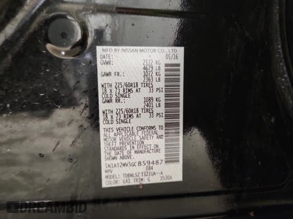 ✅ 2016 Nissan Rogue SL • VIN: 5N1AT2MV5GC859487 • Лот: 93491245. Опубликован ранее на Copart с пробегом 111 895 миль. Бесплатный доступ к архиву аукционных продаж из США и подробный отчёт об истории автомобиля на DreamBid. Изображение 13.