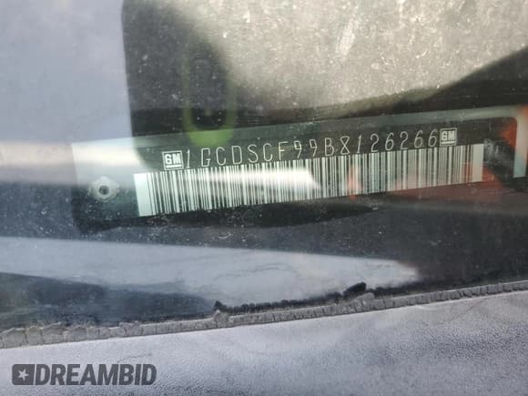 ✅ 2011 Chevrolet Colorado 1LT • VIN: 1GCDSCF99B8126266 • Лот: 57314475. Опубликован ранее на Copart с пробегом 134 261 миль. Бесплатный доступ к архиву аукционных продаж из США и подробный отчёт об истории автомобиля на DreamBid. Изображение 12.