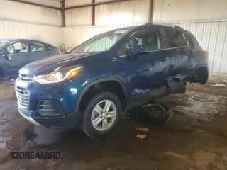 2020 Chevrolet Trax LT with VIN KL7CJLSB1LB338023, listed as a Copart auction lot 80556015 with 57,197 mi miles and Clean title. Bid and sale history available at DreamBid. Image 1.