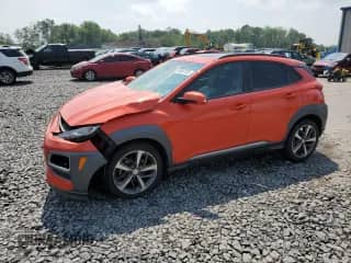 2019 Hyundai Kona Ultimate с VIN KM8K5CA5XKU390280, выставлен на аукционе Copart как лот 60087035 с пробегом Не указан миль и Списание • Salvage title. История ставок и продаж доступна на DreamBid. Изображение 1.