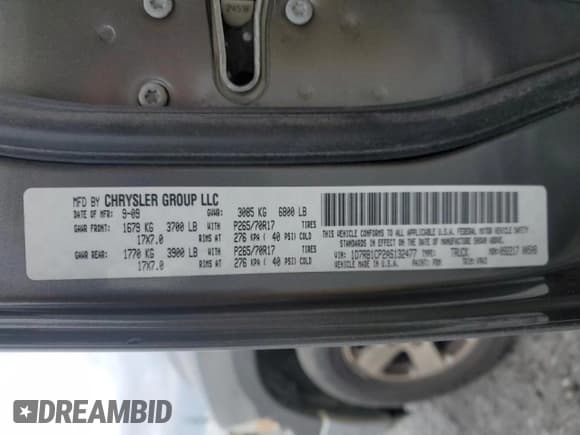✅ 2010 Dodge 1500 SLT • VIN: 1D7RB1CP2AS132477 • Lot: 45764175. Wystawiony na Copart z przebiegiem 246 248 mil. Bezpłatny archiwum sprzedaży aukcyjnych z USA i szczegółowy raport historii pojazdu na DreamBid. Zdjęcie 14.