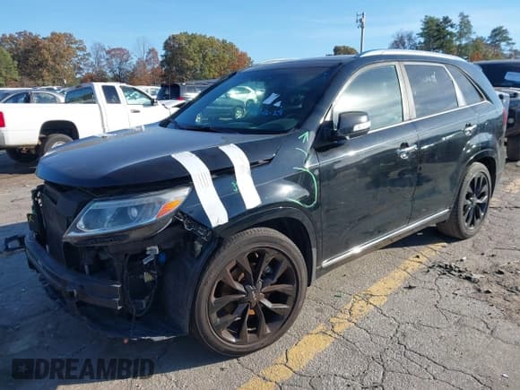 ✅ 2015 Kia Sorento SX Limited • VIN: 5XYKW4A74FG587719 • Lot: 43683262. Listed on IAAI with 188,000 mi. Free auction sales archive from the USA and detailed vehicle history report at DreamBid. Image 2.