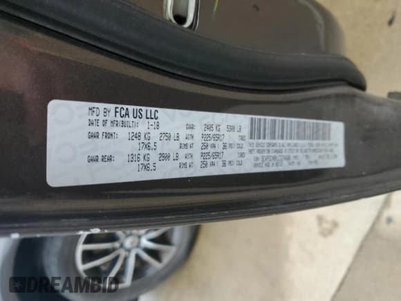 ✅ 2018 Dodge Journey SE • VIN: 3C4PDCABXJT274606 • Lot: 85117595. Listed on Copart with 122,502 mi. Free auction sales archive from the USA and detailed vehicle history report at DreamBid. Image 13.