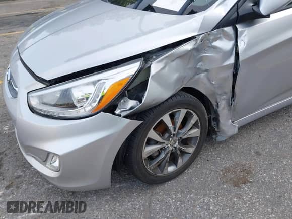 2017 Hyundai Accent Sport with VIN KMHCU5AE4HU336257, listed as a IAAI auction lot 42770551 with Not provided miles and . Bid and sale history available at DreamBid. Image 6.