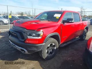 ✅ 2020 Ram 1500 Rebel • VIN: 1C6SRFLT5LN118664 • Lot: 43648910. Listed on IAAI with 75,703 mi. Free auction sales archive from the USA and detailed vehicle history report at DreamBid. Image 2.