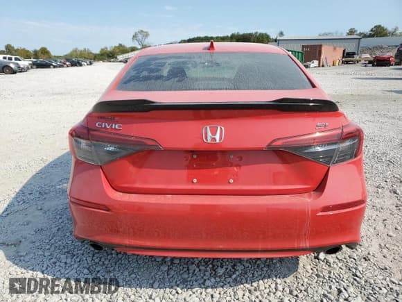 ✅ 2023 Honda Civic Si • VIN: 2HGFE1E50PH475077 • Lot: 76153374. Listed on Copart with 10,037 mi. Free auction sales archive from the USA and detailed vehicle history report at DreamBid. Image 6.