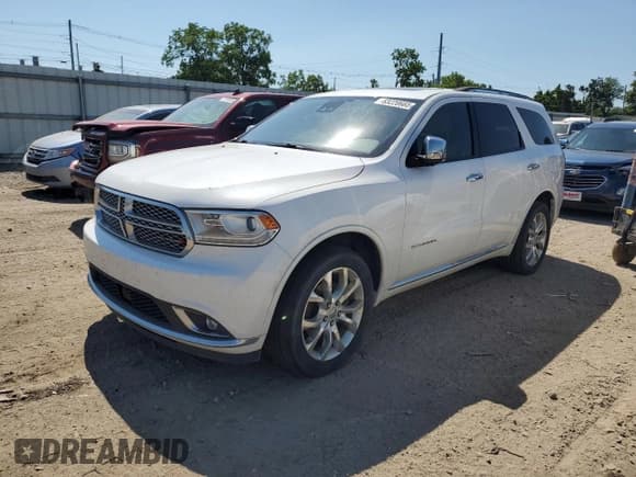 ✅ 2017 Dodge Durango Citadel • VIN: 1C4RDJEG9HC703842 • Lot: 63220665. Listed on Copart with 178,407 mi. Free auction sales archive from the USA and detailed vehicle history report at DreamBid. Image 1.