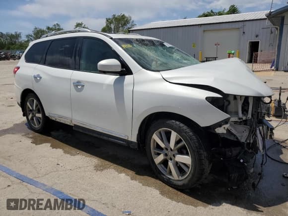✅ 2013 Nissan Pathfinder SL • VIN: 5N1AR2MM4DC685574 • Lot: 56940925. Listed on Copart with Not provided. Free auction sales archive from the USA and detailed vehicle history report at DreamBid. Image 4.