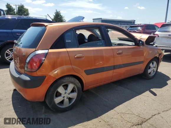 ✅ 2008 Kia Rio SX • VIN: KNADE163386298561 • Lot: 66696875. Listed on Copart with Not provided. Free auction sales archive from the USA and detailed vehicle history report at DreamBid. Image 3.