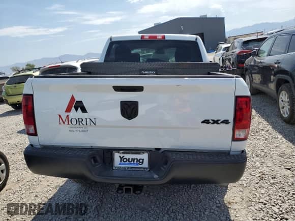 2023 Ram 1500 Tradesman z VIN 3C6RR7KG4PG668123, wystawiony jako Copart lot #63094965 z przebiegiem 21 038 mil mil oraz Szkoda całkowita • Salvage title. Historia ofert i sprzedaży dostępna na DreamBid. Obrazek 6.