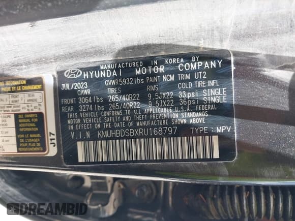 ✅ 2024 Genesis GV80 • VIN: KMUHBDSBXRU168797 • Lot: 42705590. Wystawiony na IAAI z przebiegiem Nie podano. Bezpłatny archiwum sprzedaży aukcyjnych z USA i szczegółowy raport historii pojazdu na DreamBid. Zdjęcie 9.