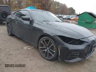 ✅ 2021 BMW 4 Series M440i xDrive • VIN: WBA13AR04MCF36572 • Lot: 43651002. Listed on IAAI with 48,431 mi. Free auction sales archive from the USA and detailed vehicle history report at DreamBid. Image 1.