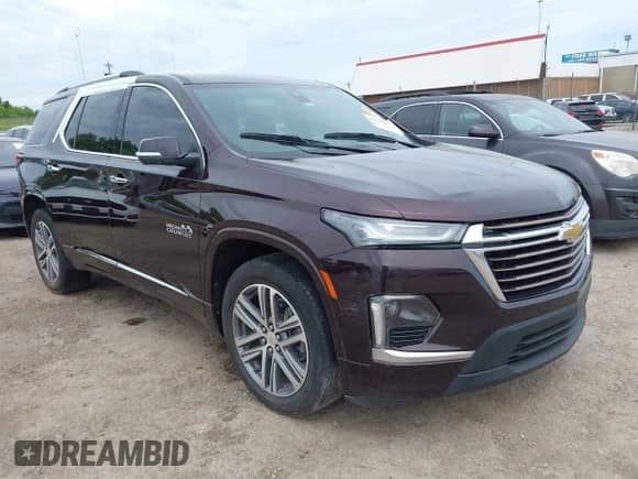 2022 Chevrolet Traverse High Country с VIN 1GNEVNKW2NJ109753, выставлен на аукционе IAAI как лот 42116449 с пробегом Не указан миль и . История ставок и продаж доступна на DreamBid. Изображение 1.