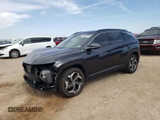 ✅ 2023 Hyundai Tucson Limited • VIN: 5NMJECAE8PH195440 • Lot: 54948214. Wystawiony na Copart z przebiegiem 17 747 mil. Bezpłatny archiwum sprzedaży aukcyjnych z USA i szczegółowy raport historii pojazdu na DreamBid. Zdjęcie 1.