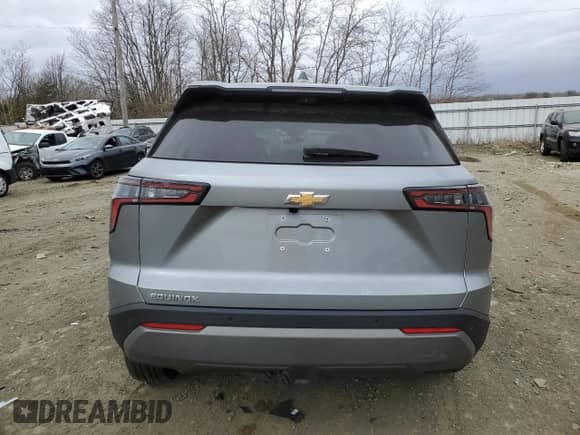 2025 Chevrolet Equinox FWD LT с VIN 3GNAXHEG6SL115199, выставлен на аукционе Copart как лот 47900865 с пробегом 4 733 миль миль и Списание • Salvage title. История ставок и продаж доступна на DreamBid. Изображение 6.