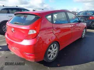 2014 Hyundai Accent SE with VIN KMHCU5AE5EU184422, listed as a IAAI auction lot 43584795 with 140,338 mi miles and . Bid and sale history available at DreamBid. Image 4.