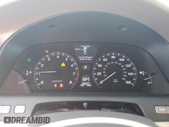 ✅ 2012 Lexus LS 460 • VIN: JTHCL5EF6C5013761 • Lot: 89537085. Listed on Copart with 236,577 mi. Free auction sales archive from the USA and detailed vehicle history report at DreamBid. Image 9.