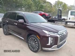 2023 Hyundai Palisade Calligraphy z VIN KM8R7DGE8PU599157, wystawiony jako IAAI lot #43403503 z przebiegiem 38 922 mil mil oraz . Historia ofert i sprzedaży dostępna na DreamBid. Obrazek 1.