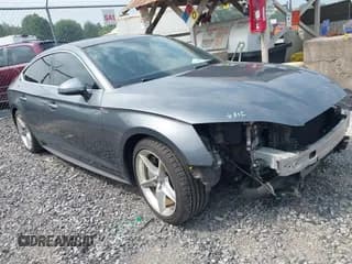 ✅ 2018 Audi A5 Sportback Premium • VIN: WAUDNCF51JA044136 • Lot: 43696049. Listed on IAAI with 88,321 mi. Free auction sales archive from the USA and detailed vehicle history report at DreamBid. Image 1.