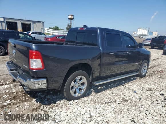 2019 Ram 1500 Big Horn с VIN 1C6SRFFT7KN555706, выставлен на аукционе Copart как лот 70169395 с пробегом 105 043 миль миль и Списание • Salvage title. История ставок и продаж доступна на DreamBid. Изображение 3.