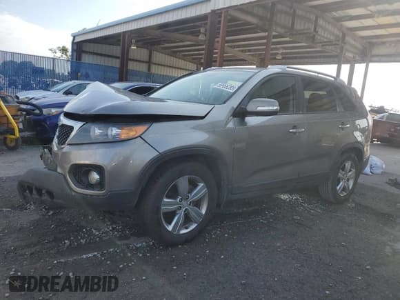 ✅ 2013 Kia Sorento EX • VIN: 5XYKU4A68DG417812 • Lot: 58965265. Listed on Copart with Not provided. Free auction sales archive from the USA and detailed vehicle history report at DreamBid. Image 1.