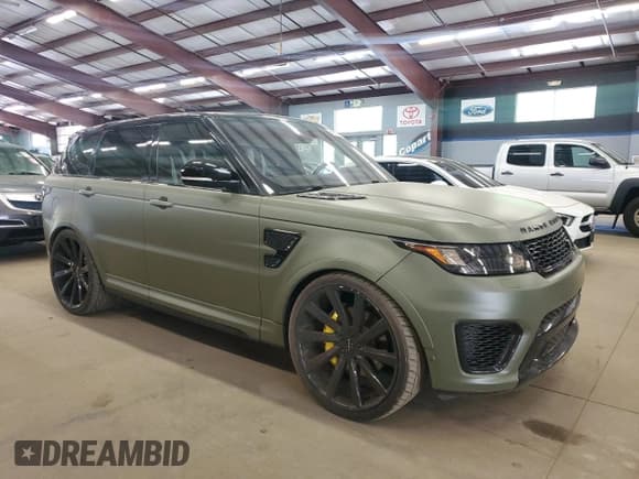 ✅ 2017 Land Rover Range Rover Sport SVR • VIN: SALWZ2FE6HA163863 • Лот: 57312275. Опубликован ранее на Copart с пробегом 72 123 миль. Бесплатный доступ к архиву аукционных продаж из США и подробный отчёт об истории автомобиля на DreamBid. Изображение 4.