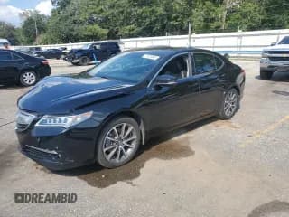 ✅ 2015 Acura TLX Advance • VIN: 19UUB3F77FA004066 • Лот: 71973045. Опубликован ранее на Copart с пробегом 112 671 миль. Бесплатный доступ к архиву аукционных продаж из США и подробный отчёт об истории автомобиля на DreamBid. Изображение 1.