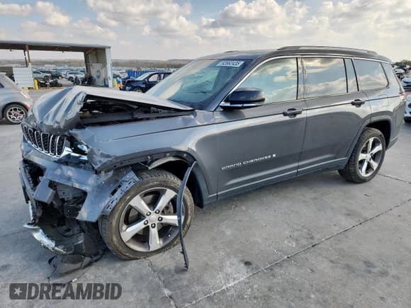 ✅ 2021 Jeep Grand Cherokee Limited • VIN: 1C4RJKBG5M8162868 • Lot: 92662435. Listed on Copart with 68,195 mi. Free auction sales archive from the USA and detailed vehicle history report at DreamBid. Image 1.