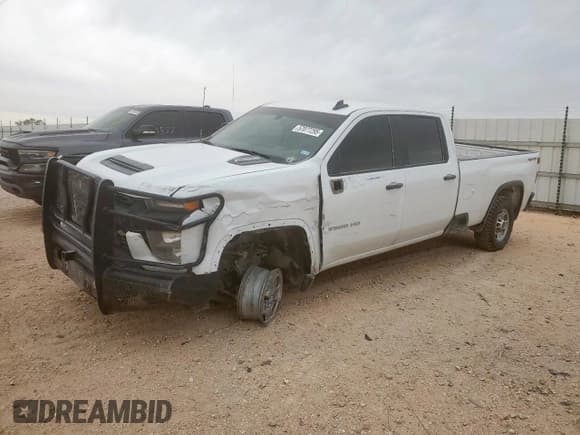 ✅ 2022 Chevrolet Silverado 2500HD Work Truck • VIN: 1GC4YLEY9NF291726 • Лот: 57077295. Опубликован ранее на Copart с пробегом 100 050 миль. Бесплатный доступ к архиву аукционных продаж из США и подробный отчёт об истории автомобиля на DreamBid. Изображение 1.